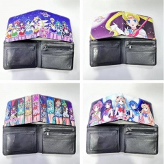 5 Styles Pretty Soldier Sailor Moon Cartoon PU Purse Anime Short Wallet