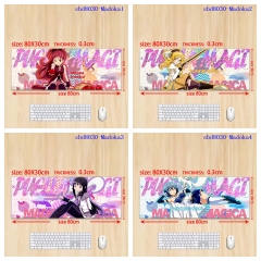 80*30*0.3cm 5 Styles Puella Magi Madoka Magica Cartoon Anime Mouse Pad