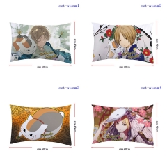 40*60CM 5 Styles Natsume Yuujinchou Cartoon Square Anime Pillow Case