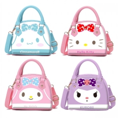 4 Styles Sanrio Cinnamoroll Cartoon Handbag Anime PU Crossbody Bag