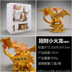 23CM GK Pokemon Charizard Cartoon Anime PVC Figure Toy Doll