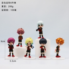 6pcs/set 2 Styles Blue Lock Cartoon Anime PVC Figures