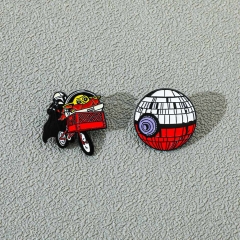 2 Styles Star War Cartoon Pin Anime Alloy Brooch