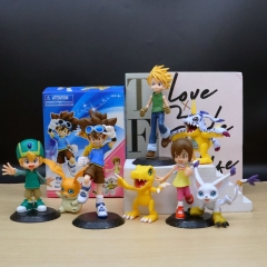 5 Styles Digimon Adventure Yagami Taichi Cartoon Anime PVC Figures