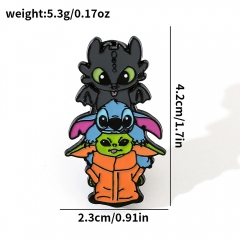 Star War Cartoon Pin Anime Alloy Brooch