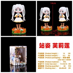 14CM Q Version Frieren: Beyond Journey's End Cartoon PVC Anime Figure Toy