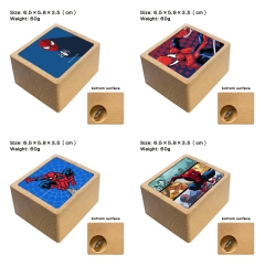 5 Styles Marvel Comics Spider-Man Cartoon Anime Wooden Music Box