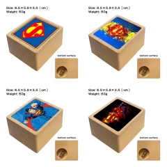 5 Styles Marvel Comics Superman Cartoon Anime Wooden Music Box