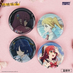 （Genuine) 58mm 4 Styles Bocchi the Rock! Cartoon Pin Anime Tinplate Badge