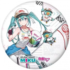 Genuine) 150mm Hatsune Miku Cartoon Pin Anime Tinplate Brooch