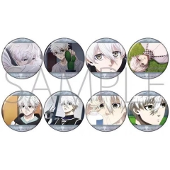 Genuine) 8pcs/set Blue Lock Cartoon Pin Anime Tinplate Brooch