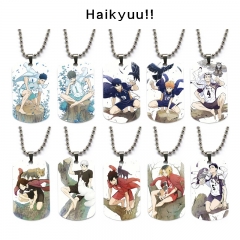 20 Styles Haikyuu Cartoon Character Decoration Anime Alloy Necklaces