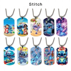 18 Styles Lilo & Stitch Cartoon Character Decoration Anime Alloy Necklaces