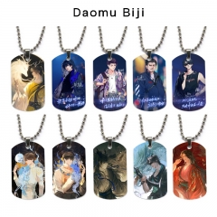 11 Styles Tomb Notes Cartoon Character Decoration Anime Alloy Necklaces