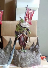 35cm GK World of Warcraft Orc Blade Master Cartoon Anime PVC Figure