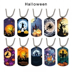 11 Styles The Nightmare Before Christmas Cartoon Character Decoration Anime Alloy Necklaces