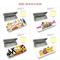 8 Styles The Simpsons Cartoon Anime Glasses Case