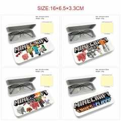 4 Styles Minecraft Cartoon Anime Glasses Case