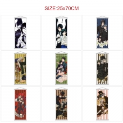 25*70cm 15 Styles Kuroshitsuji/Black Butler Cartoon Wall Scrolls Anime Wallscrolls