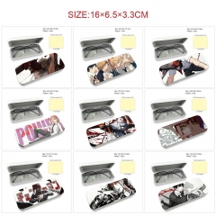 11 Styles Chainsaw Man Cartoon Anime Glasses Case