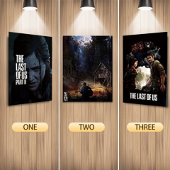 3pcs/set The Last of Us Cartoon Anime 3D Poster