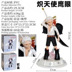 29.5cm GK One Piece Dracule Mihawk Eagle Eye Blazing Angel Cartoon Anime PVC Figure