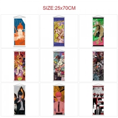 25*70cm 14 Styles Chainsaw Man Cartoon Wall Scrolls Anime Wallscrolls