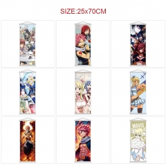 25*70cm 9 Styles Fairy Tail Cartoon Wall Scrolls Anime Wallscrolls