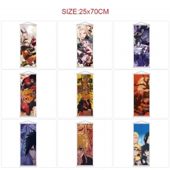 25*70cm 12 Styles Naruto Cartoon Wall Scrolls Anime Wallscrolls