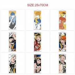 25*70cm 11 Styles Haikyuu Cartoon Wall Scrolls Anime Wallscrolls