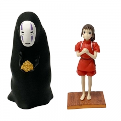 2 Styles GK Spirited Away No Face man Cartoon Anime PVC Figure