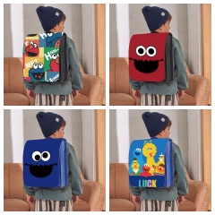 4 Styles Sesame Street Cartoon Anime Backpack Bag