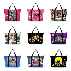 10 Styles The Powerpuff Girls Cartoon Shopping Bag Anime Shoulder Bag