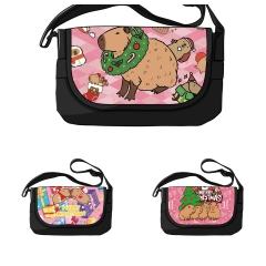 3 Styles Capybara Christmas Cartoon Anime Crossbody Bag