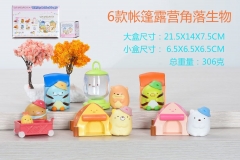 6pcs/set 5-6cm Sumikkogurashi Cartoon Surprise Blind Box Anime PVC Figures