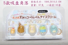 5pcs/set 5cm Sumikkogurashi Cartoon Suckers Anime PVC Figure