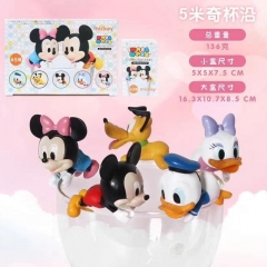 5pcs/set Donald Duck Cartoon Anime Figure Data Cable Protector