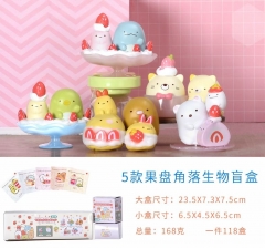 5pcs/set 4cm Sumikkogurashi Cartoon Surprise Blind Box Anime PVC Figures