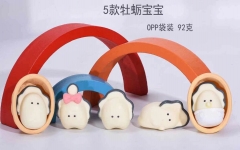 5PCS/SET Oyster Cartoon Anime PVC Figure