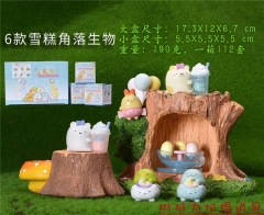 6pcs/set 3-5cm Sumikkogurashi Cartoon Surprise Blind Box Anime PVC Figures