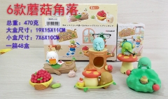 6pcs/set Sumikkogurashi Cartoon Anime PVC Figure