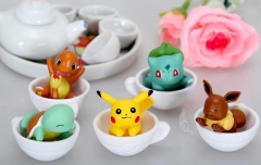 5pcs/set 4-5cm Pokemon Cartoon Anime PVC Figure