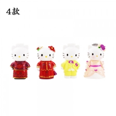 4 Styles Hello Kitty Cartoon Anime PVC Figure