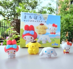 4 Styles Sanrio Pompompurin Cartoon Surprise Blind Box Anime PVC Figure