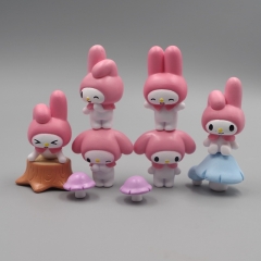 3-4.1cm Sanrio My Melody Cartoon Anime PVC Figure Set