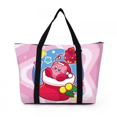 3 Styles Kirby Christmas Cartoon Shopping Bag Anime Shoulder Bag