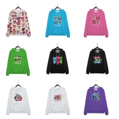 9 Styles 9 Sizes The Powerpuff Girls Cartoon Anime Hooded Hoodie