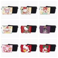 10 Styles Sanrio Christmas Cartoon Storage Bag Anime Coin Purse