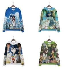 4 Styles 9 Sizes Makeine: Too Many Losing Heroines! Cartoon Anime Hooded Hoodie