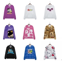 51 Styles 9 Sizes Sanrio The Powerpuff Girls Cartoon Anime Hooded Hoodie